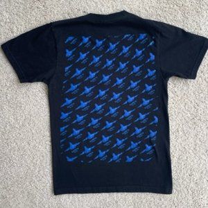 **AUTHENTIC** Supreme FW15 Plane Tee SS- Black/Blue Mens Small